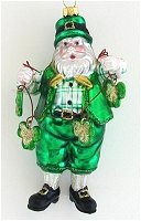 Irish Santa with Garland